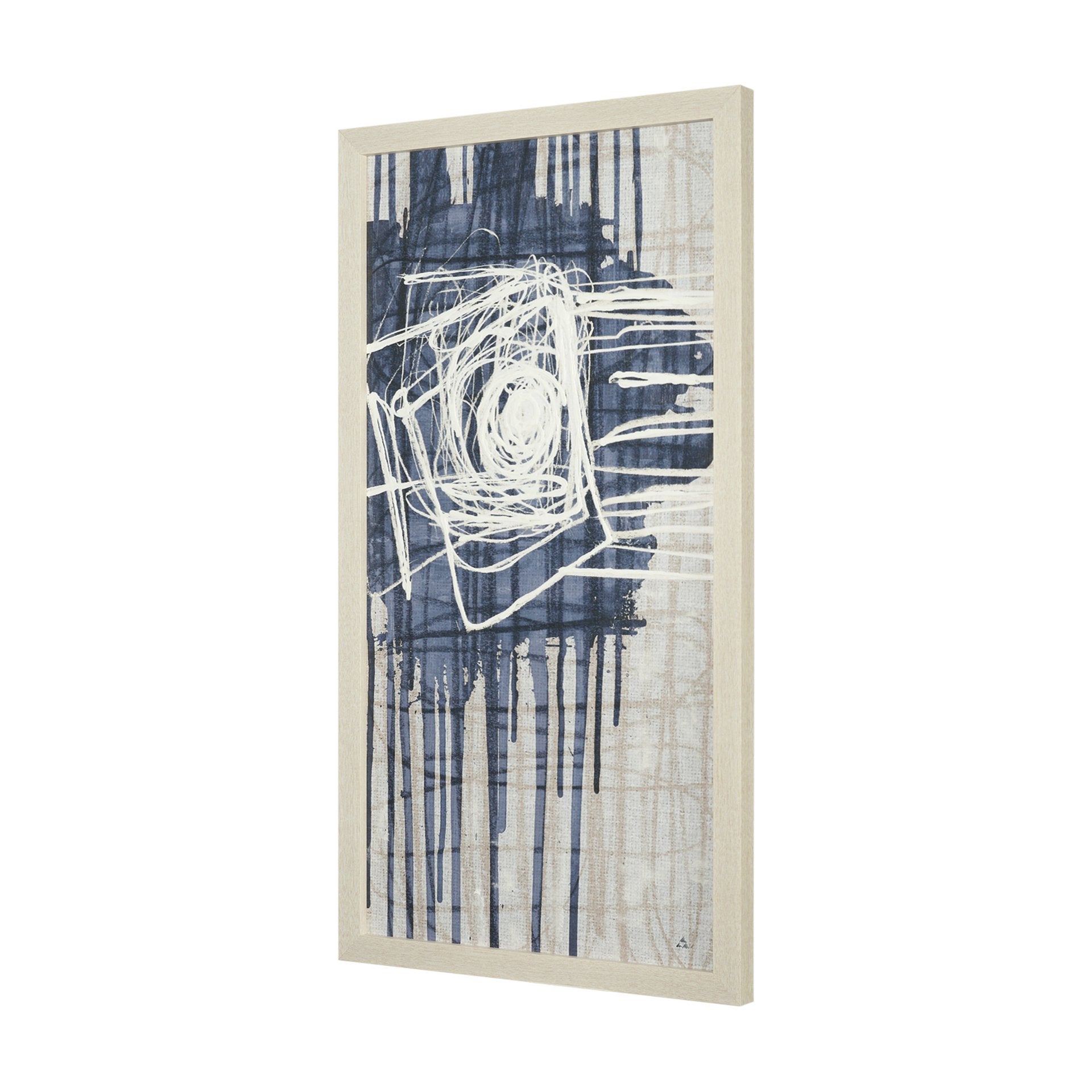 Intuition Hand-Embellished Textured Framed Canvas Artwork