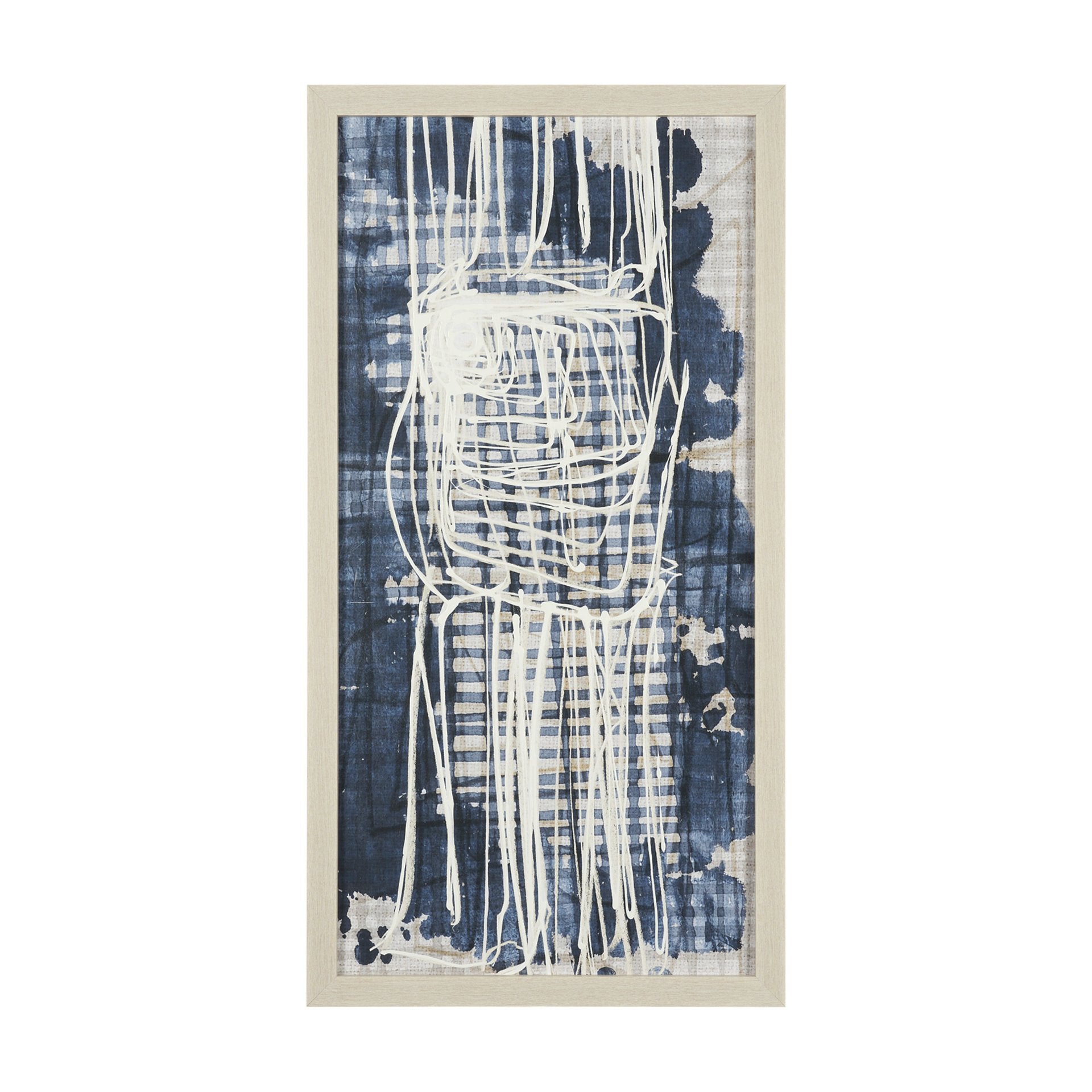 Intuition Hand-Embellished Textured Framed Canvas Artwork