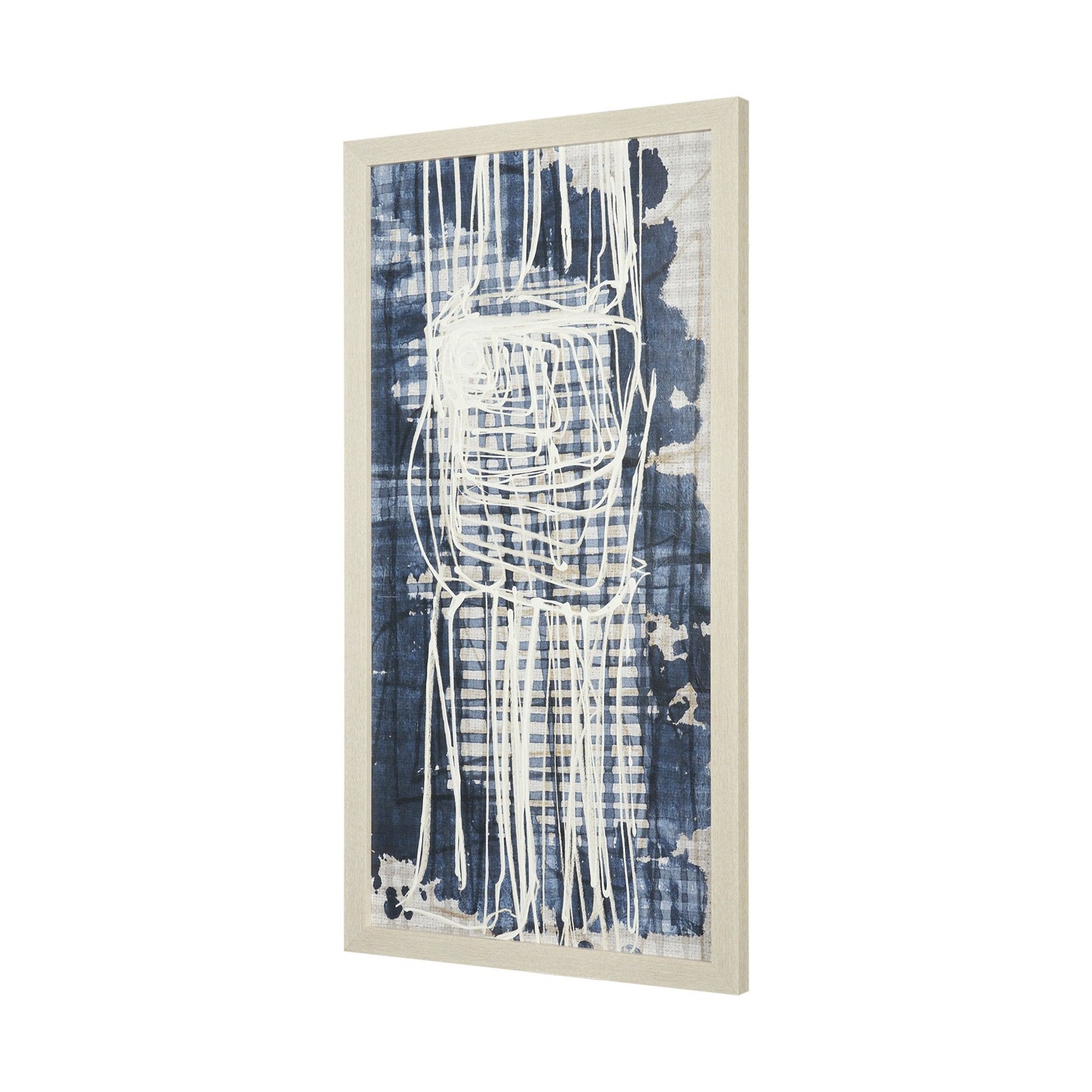 Intuition Hand-Embellished Textured Framed Canvas Artwork