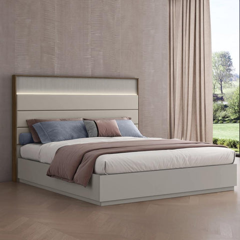 Irina Two Tone Hydraulic Storage Bed