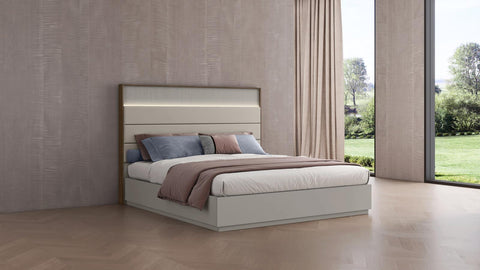 Irina Two Tone Hydraulic Storage Bed