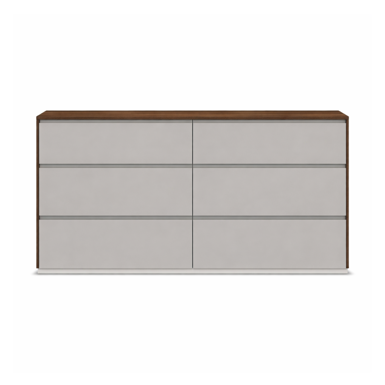 Irina Two Tone 6 Drawers Dresser