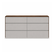 Irina Two Tone 6 Drawers Dresser