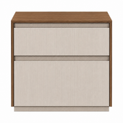 Irina Two Tone Night Stand