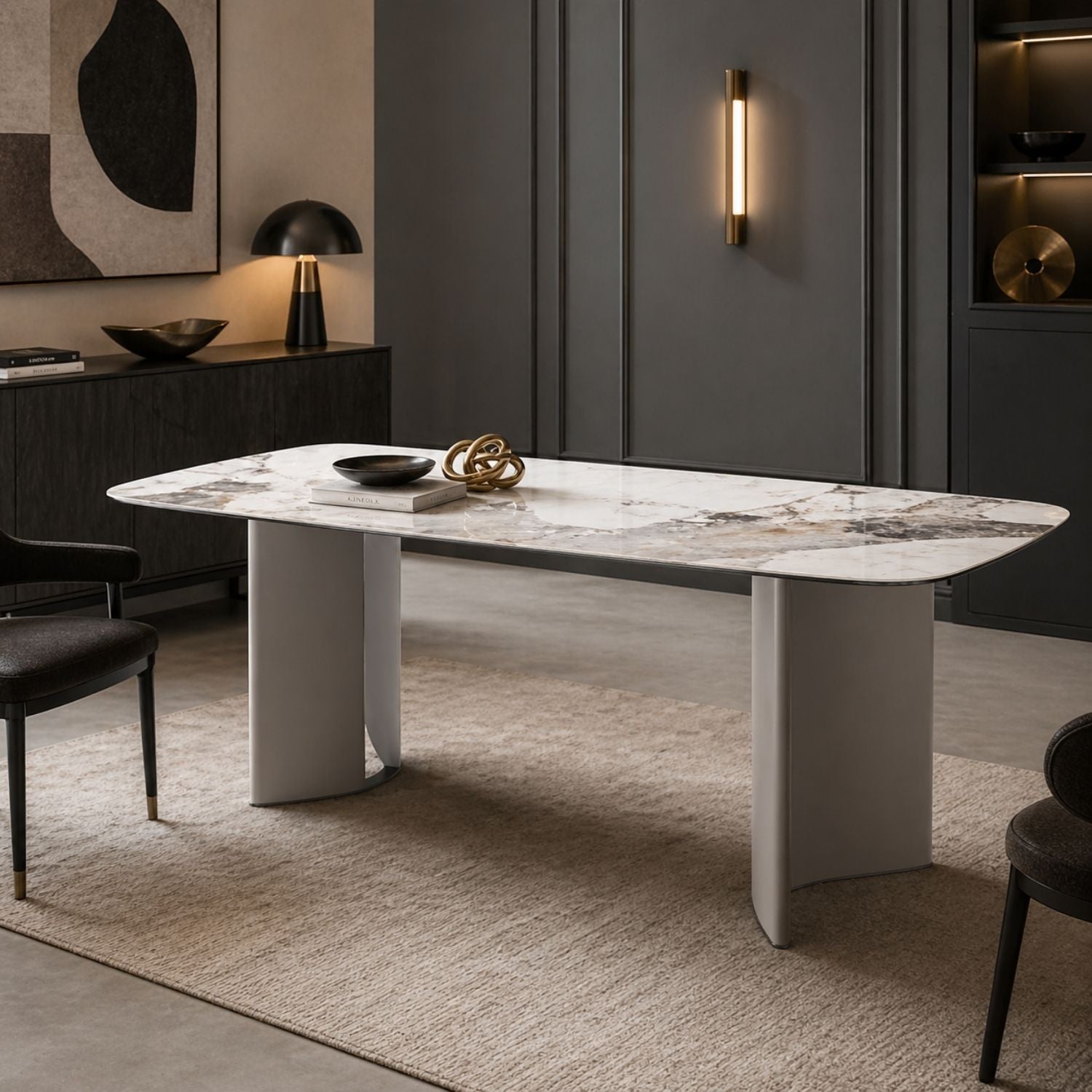 Ivan Ceramic Top Dining Table