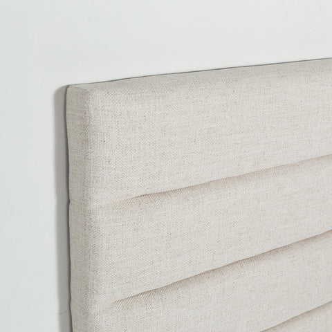 Justin King Storage Bed - Cream