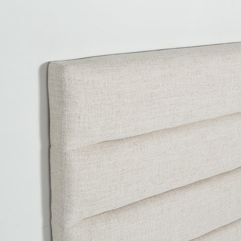 Justin Double Storage Bed Tall - Cream