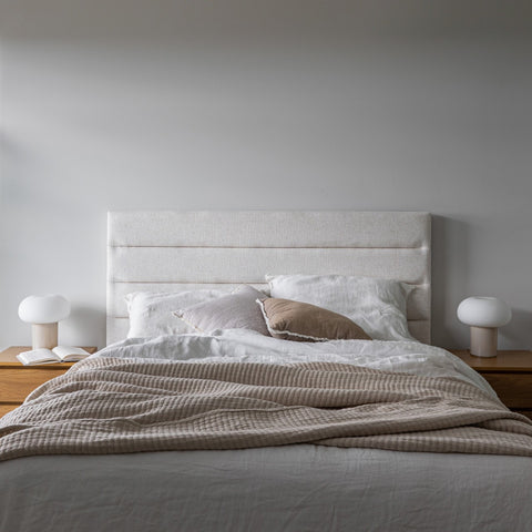 Justin Double Storage Bed Tall - Cream
