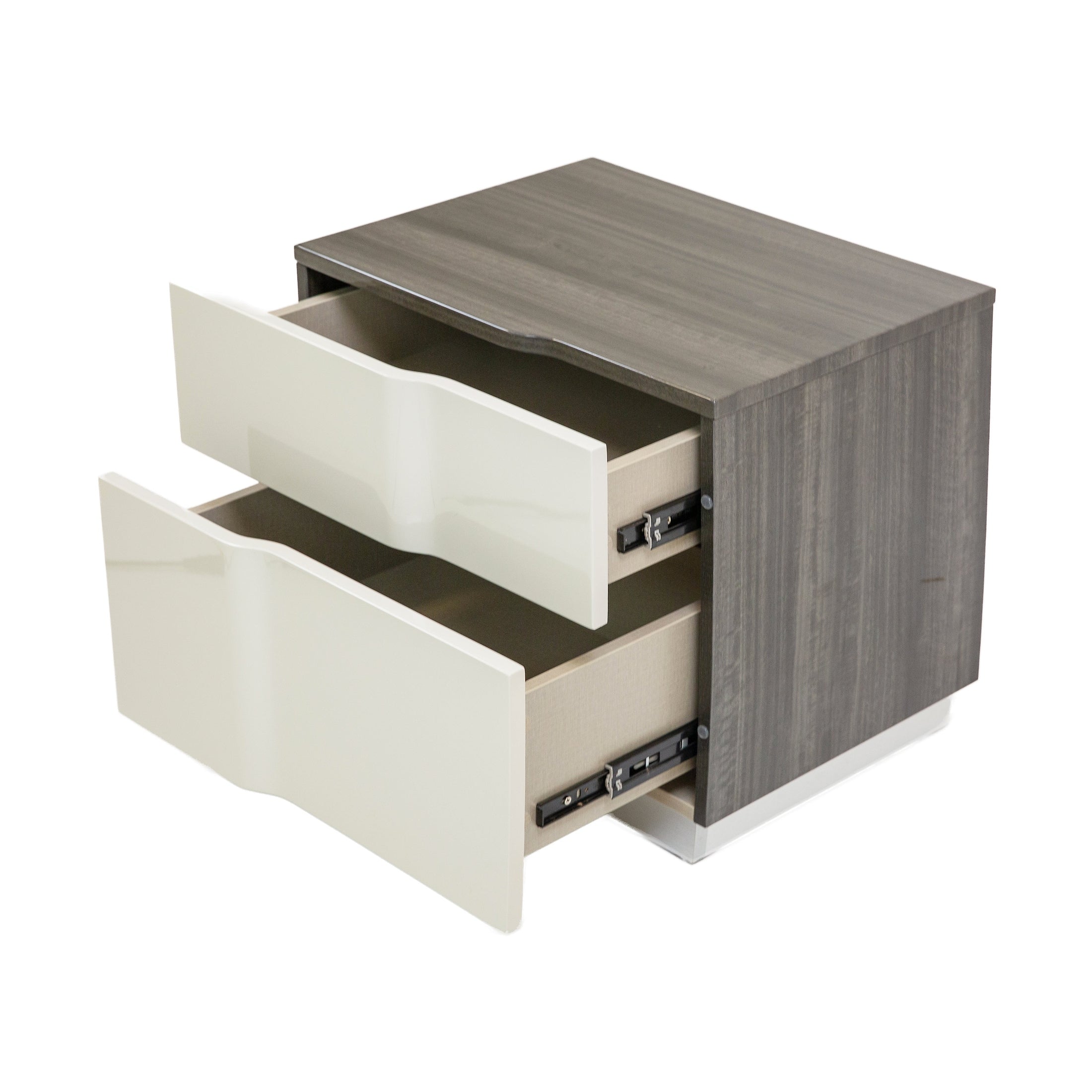 Janice Two Tone Nightstand