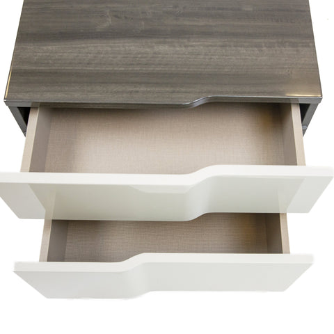 Janice Two Tone Nightstand