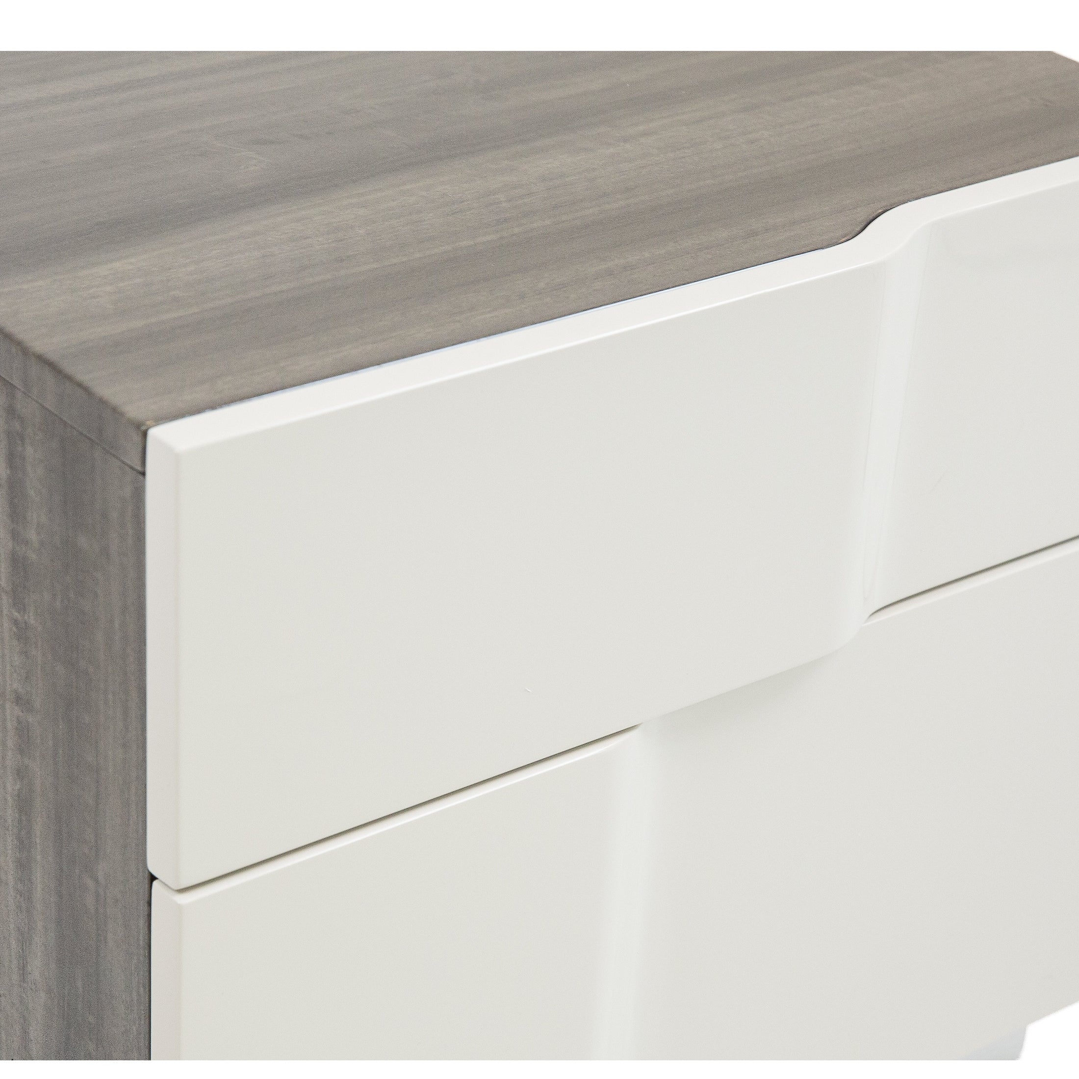 Janice Two Tone Nightstand