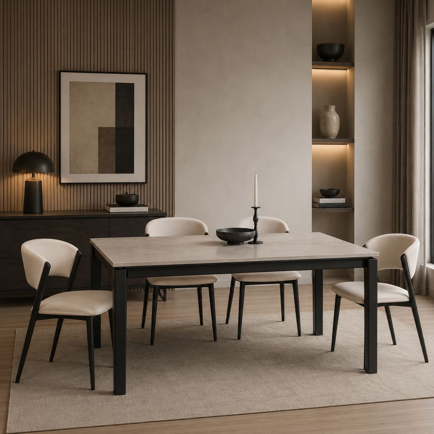 Japura Dining Chair - Beige