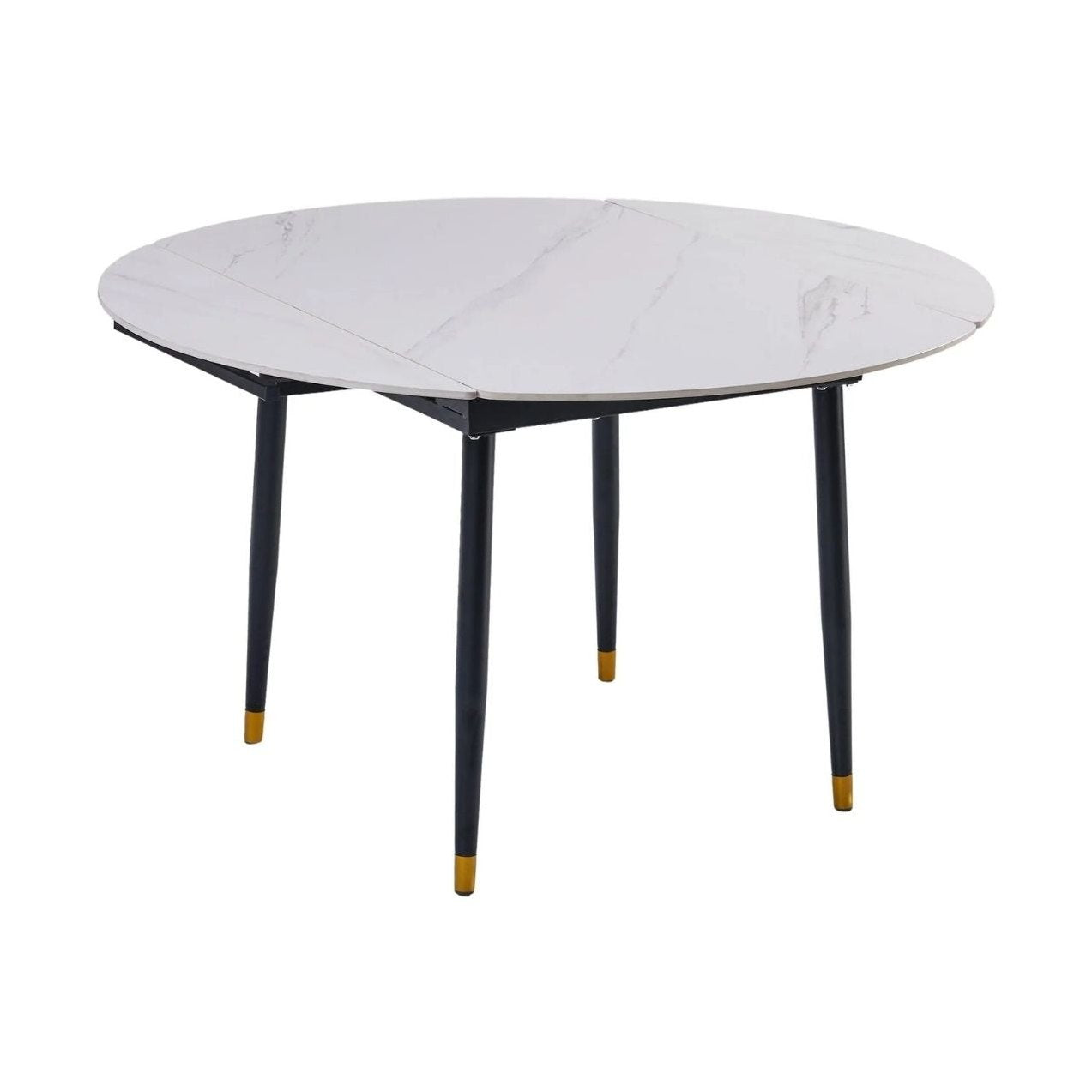 Jess 2.0 Round Extendable Dining Table - White