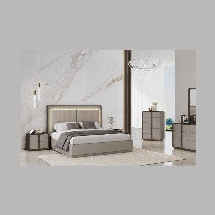 Avira Modern Bedroom Mirror – Grey