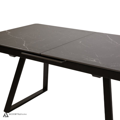 Joddie Sintered Stone Dining Table - Black