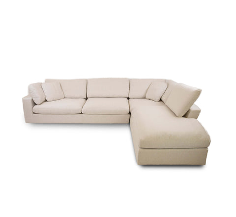 Joelle Sectional - Right Chaise-White