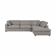 Joelle Sectional - Cement Grey