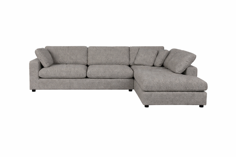 Joelle Sectional - Cement Grey