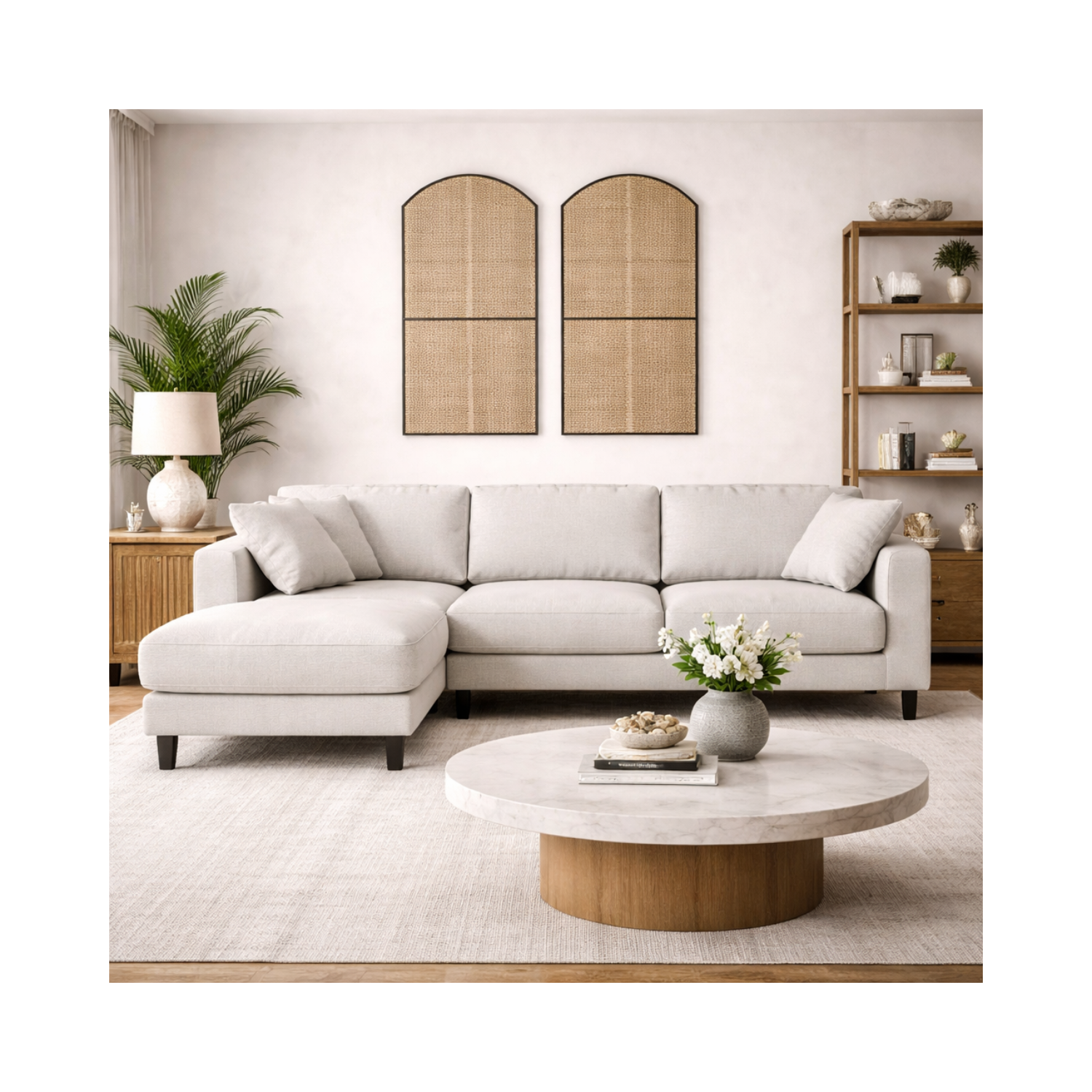 Joelle Sectional - Oatmeal