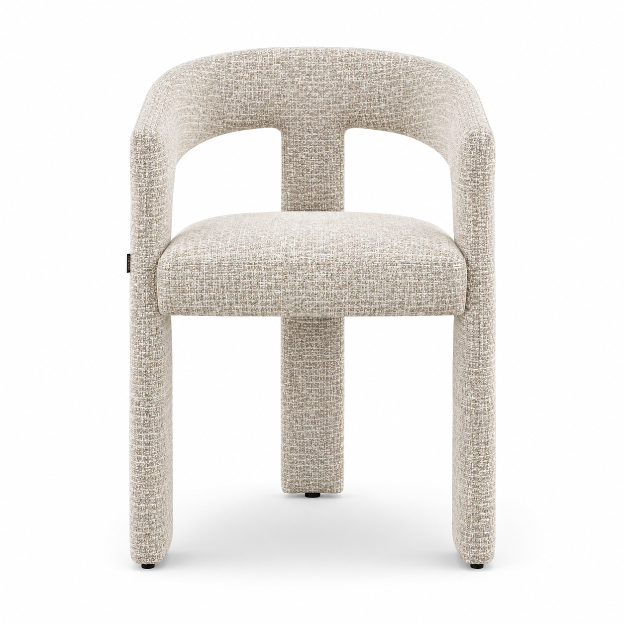 Jolie Upholstered Dining Chair – Oatmeal Tweed