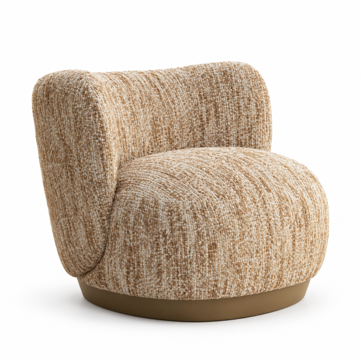 Jude Sculptural Upholstered Accent Chair – Toasted Oat