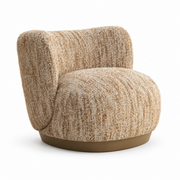 Jude Sculptural Upholstered Accent Chair – Toasted Oat