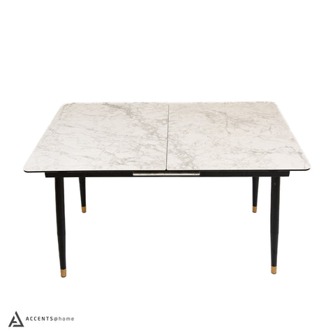Justin Ceramic Top Extendable Dining Table