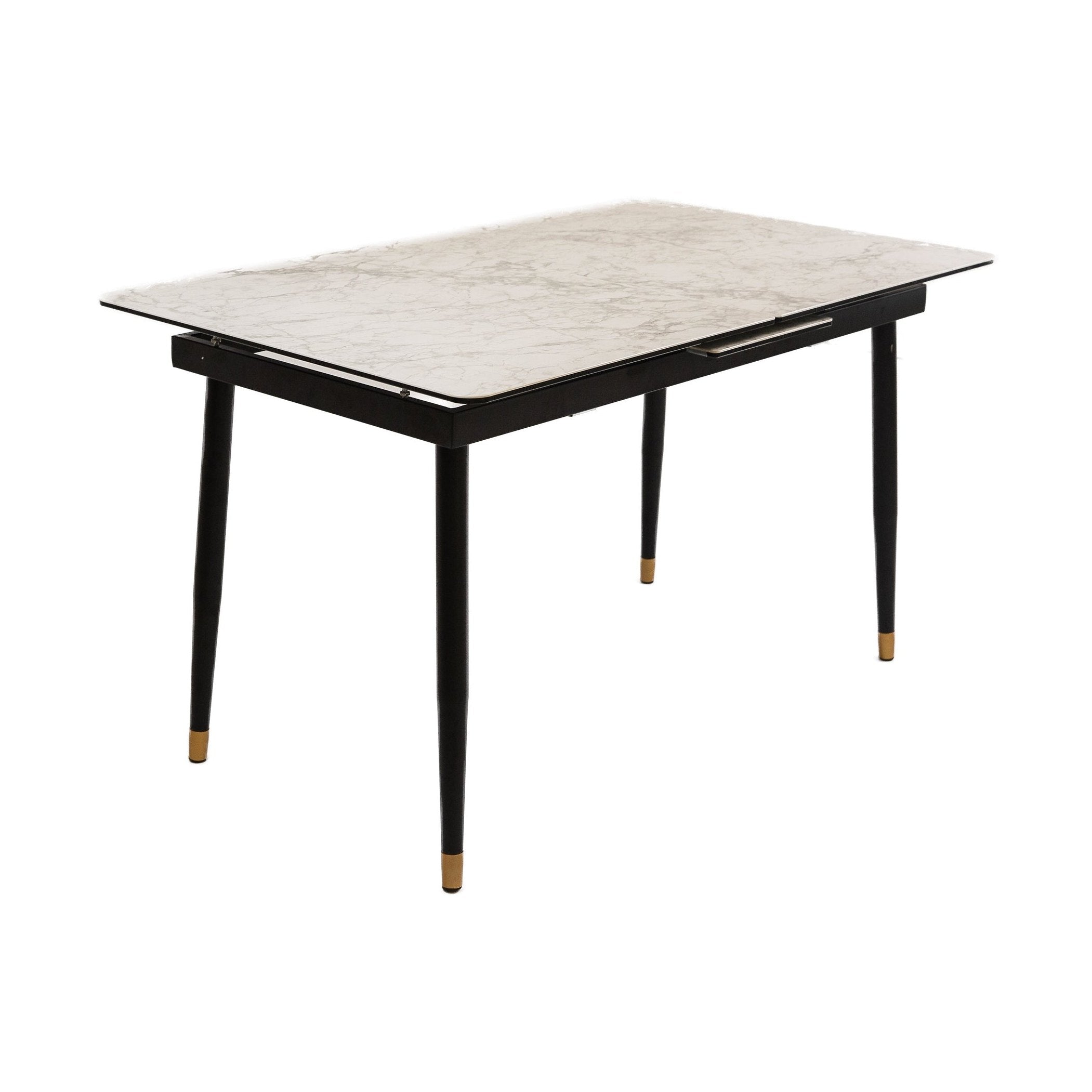 Justin Ceramic Top Extendable Dining Table