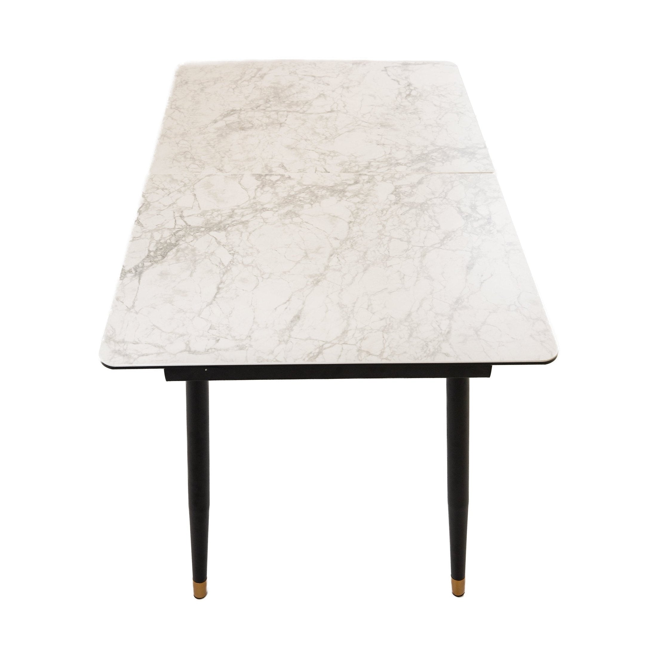 Justin Ceramic Top Extendable Dining Table