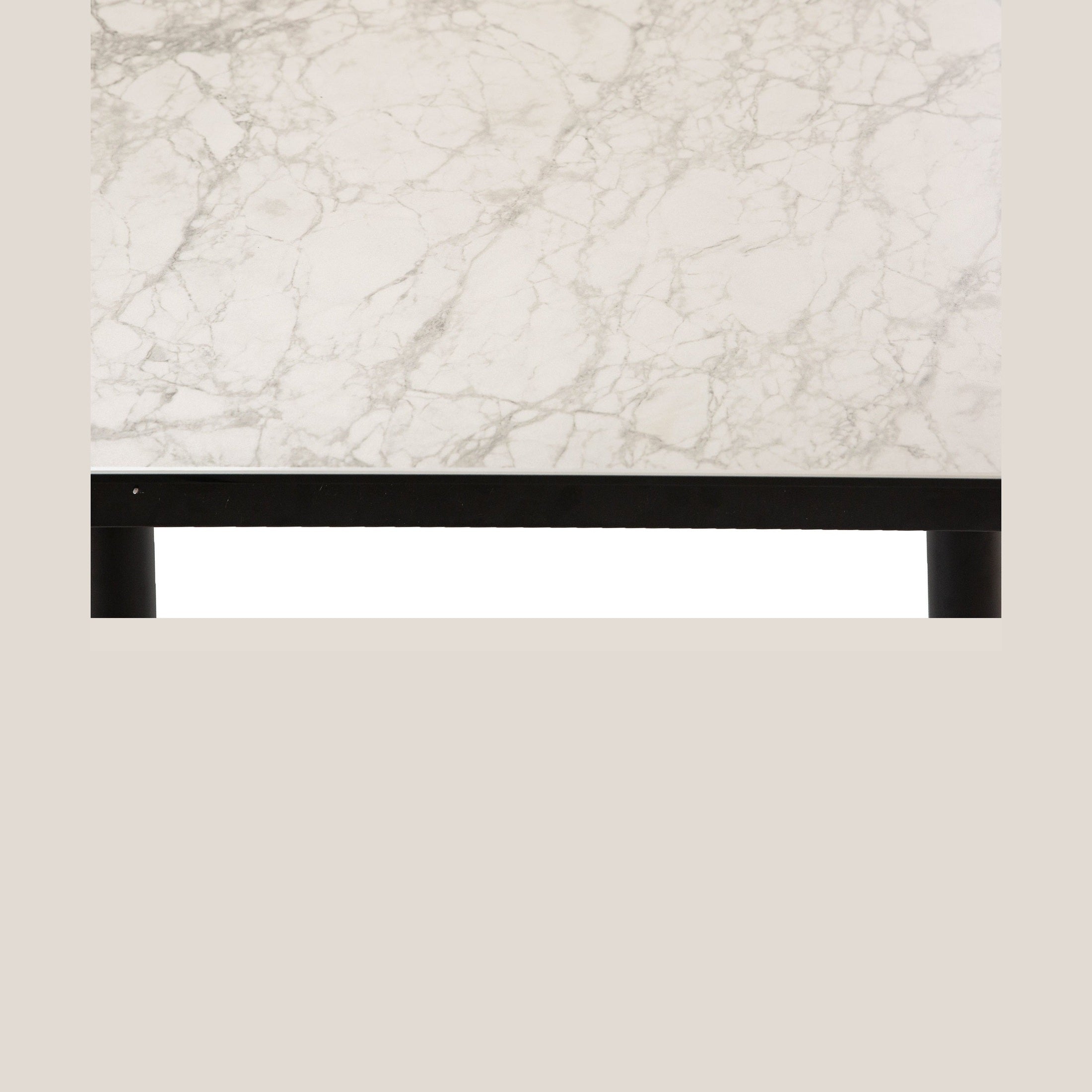 Justin Ceramic Top Extendable Dining Table