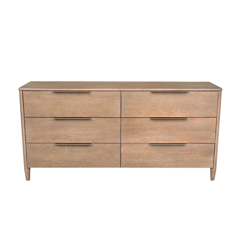 Helora 6 Drawer Dresser - Sand