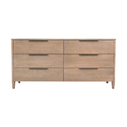 Helora 6 Drawer Dresser - Sand