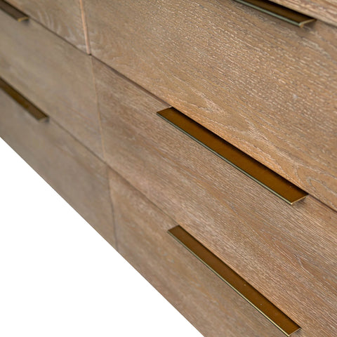 Helora 6 Drawer Dresser - Sand