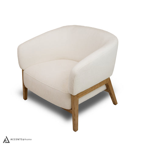 Kamela Accent Chair - Joyce Ivory