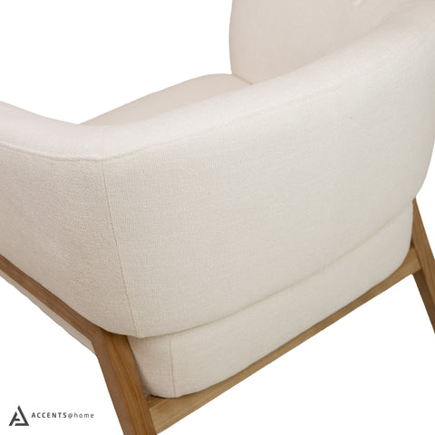 Kamela Accent Chair - Joyce Ivory