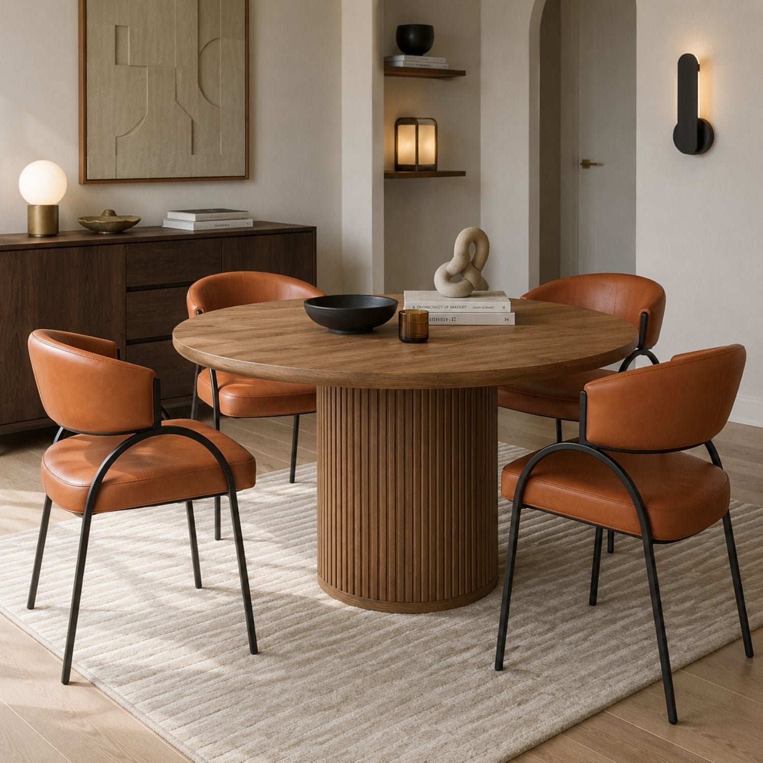 Kara Dining Chair - Cognac