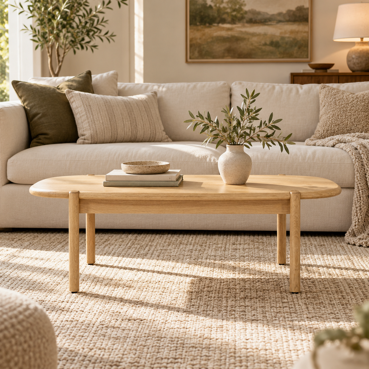 Kevara Coffee Table - Light Oak