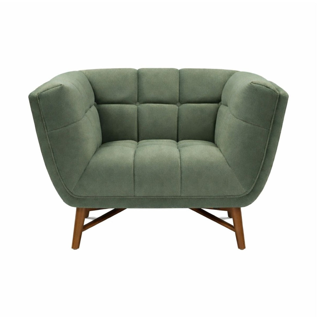 Kitsilano Accent Chair - Premium Velvet Green