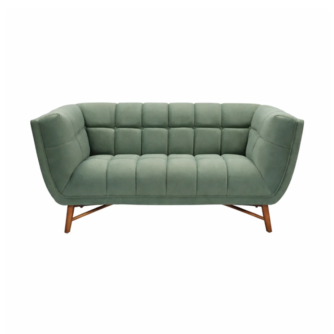 Kitsilano Loveseat - Premium Velvet Green
