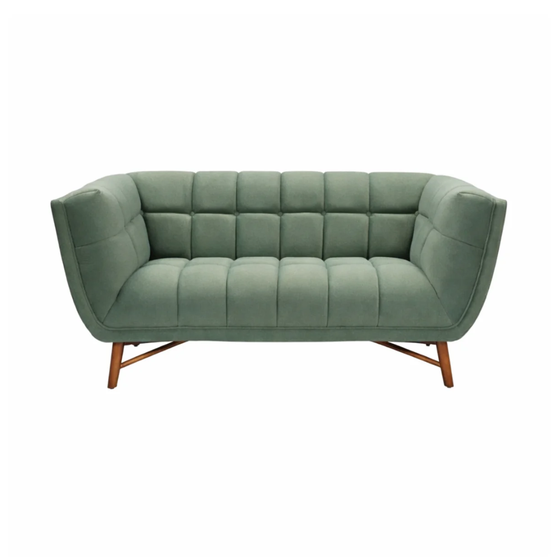 Kitsilano Loveseat - Premium Velvet Green