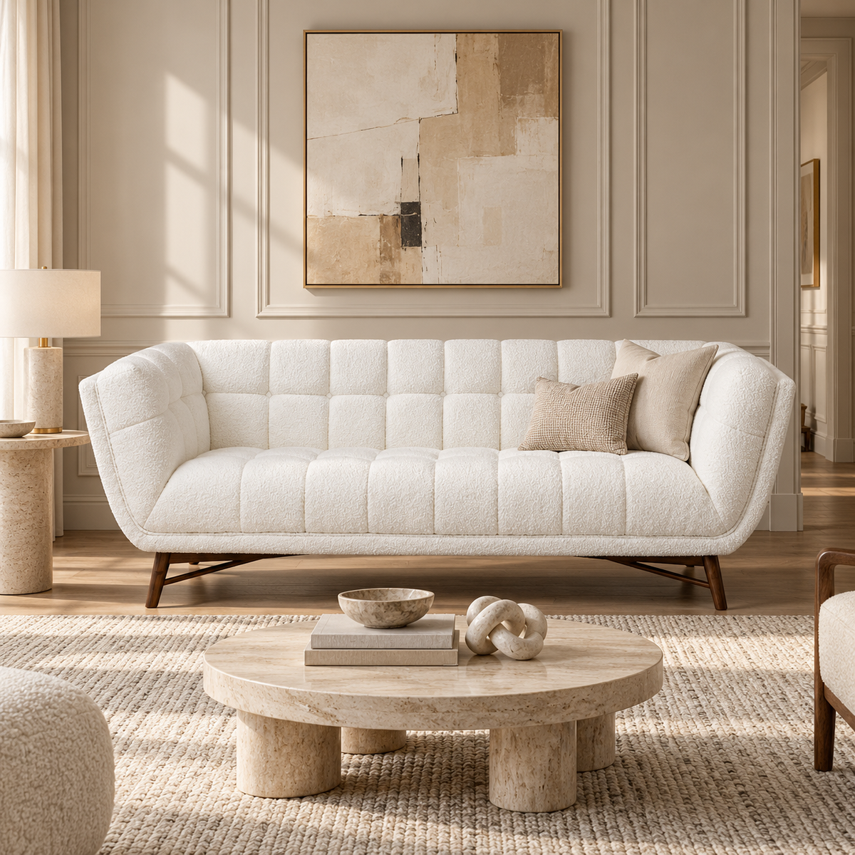 Kitsilano Sofa - Snow Fabric