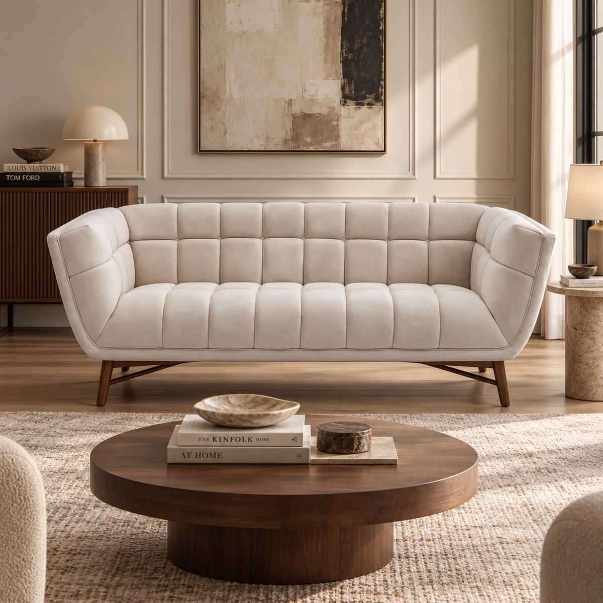 Kitsilano Sofa - Velvet Buff Beige #31