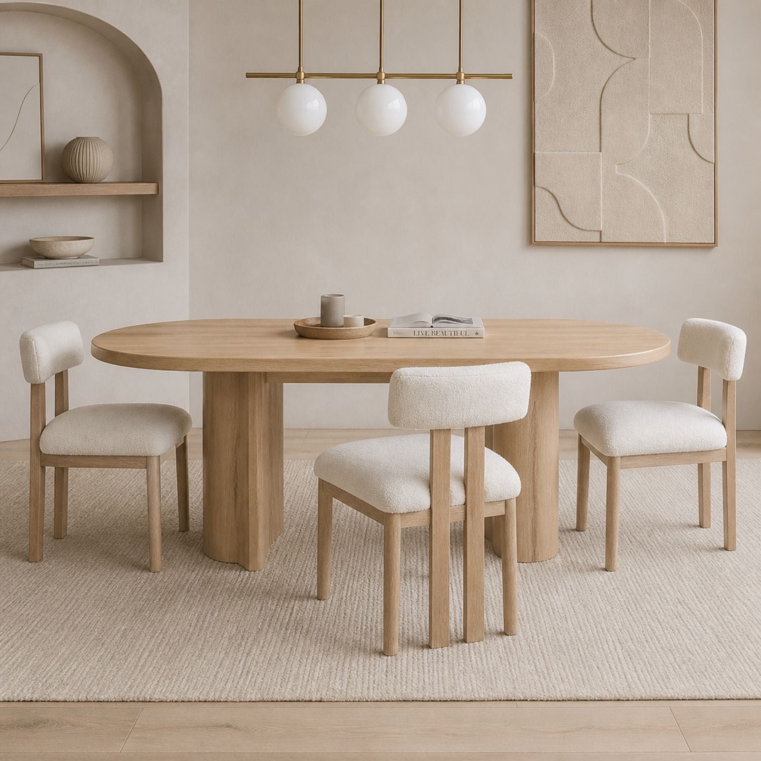 Kora Solid Ash Wood Dining Chair