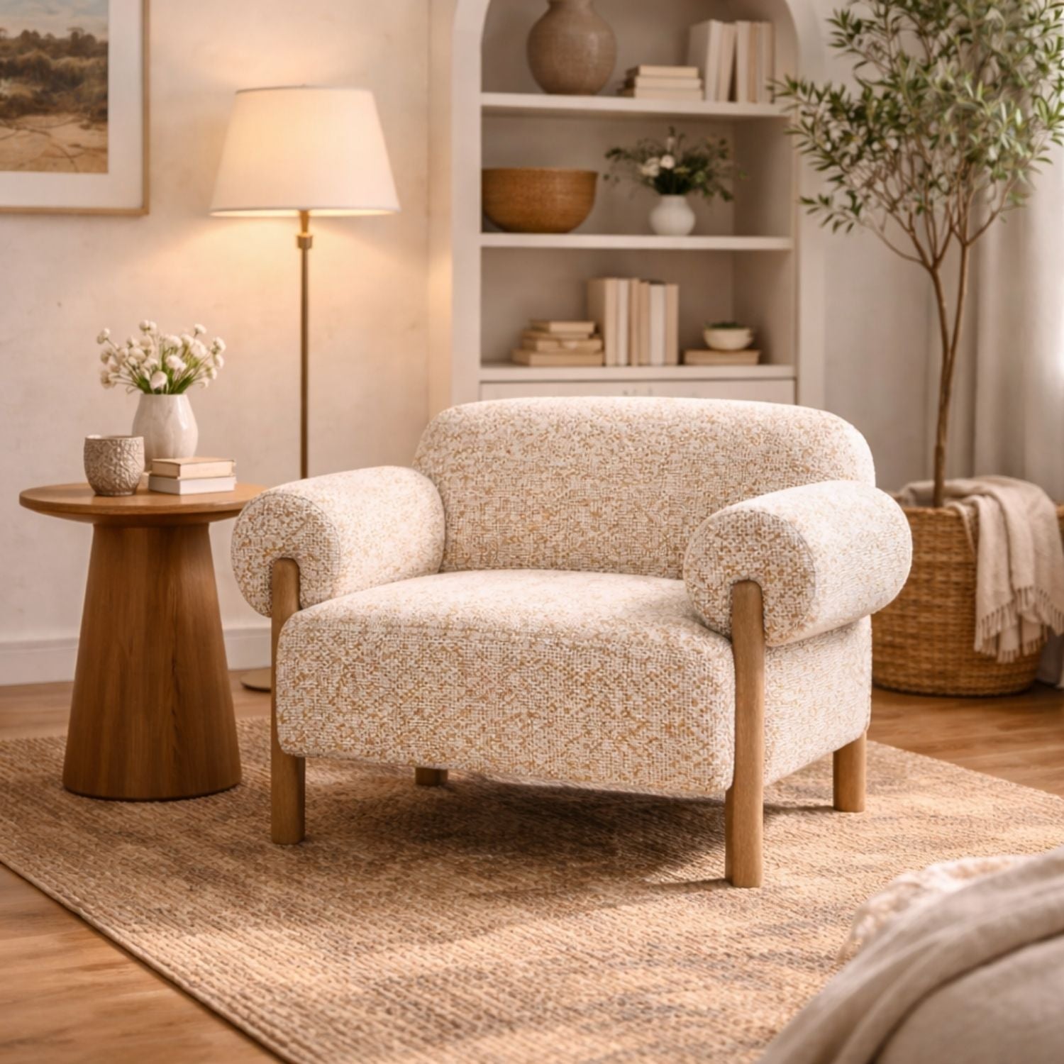 Kyst Fabric Accent Chair