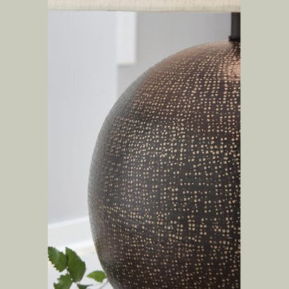 Hambell Metal Table Lamp – Black & Gold