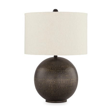 Hambell Metal Table Lamp – Black & Gold