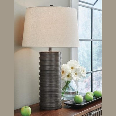 Neilett Sculptural Table Lamp Set of 2 – Antique Brown