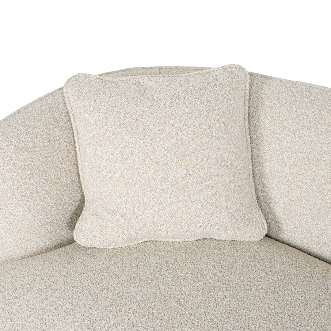 Vaila Premium Boucle Sofa w/2 Pillows