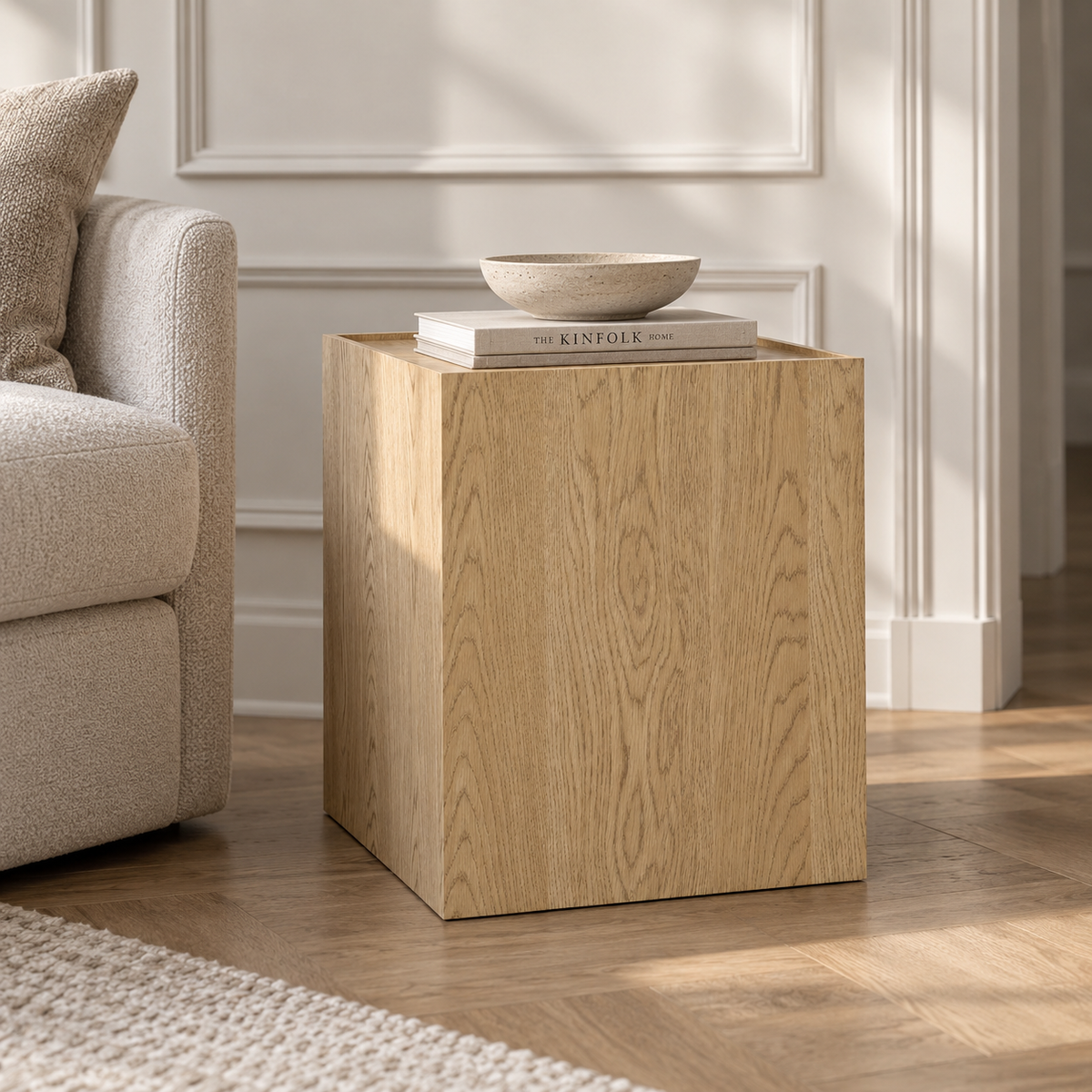 Laurel Creek Block End Table - Natural