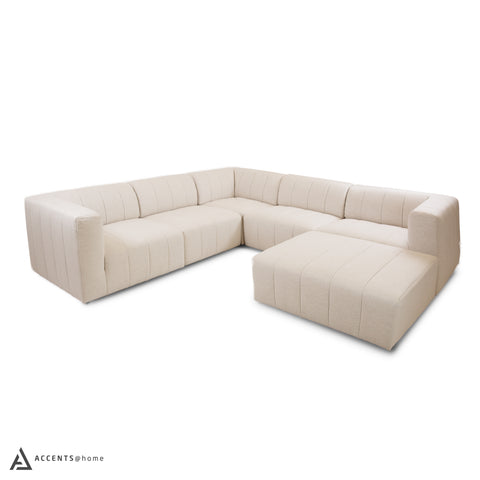 Lauriston 6 PCs Modular Sectional - White